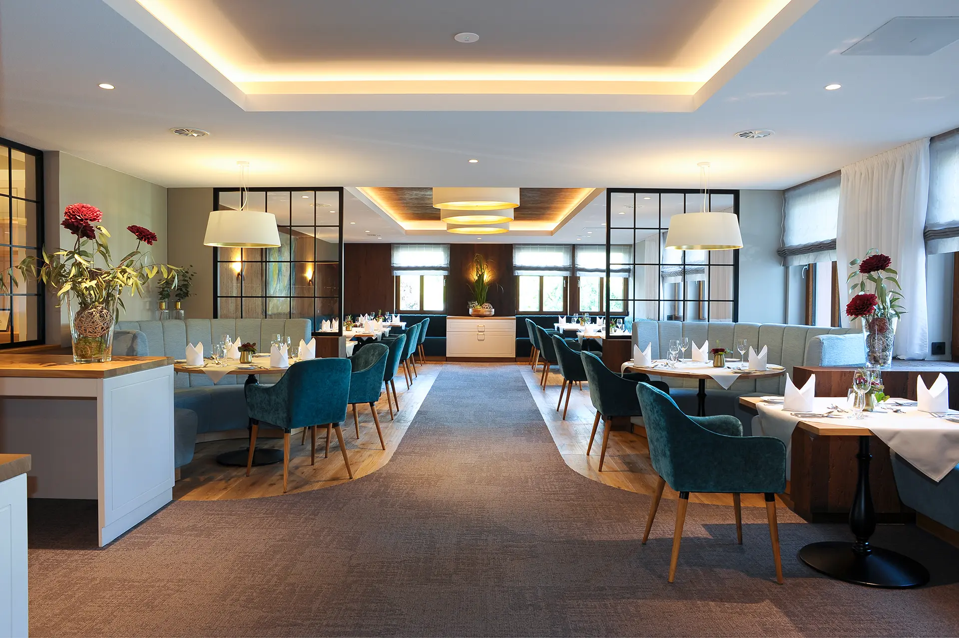 Maaruferstube im Michels Wohlfühlhotel & Restaurant in Schalkenmehren (Vulkaneifel)